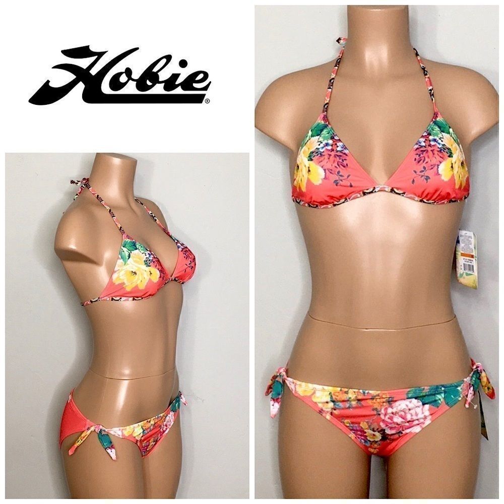 HOBIE FLORAL BIKINI SET. S/L. New